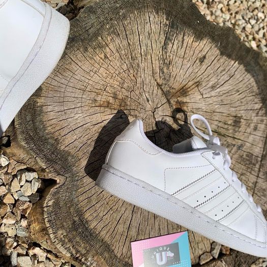 Classic Adidas Superstar White Cream