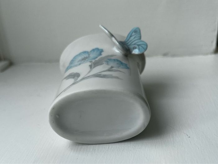 Miniature Vintage Butterfly Vase