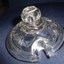 Vintage Hand Cut Jam Bowl with Lid for Sale Image 6