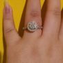 Adara 9ct White Gold 0.75ct Diamond Ring Set Image 4