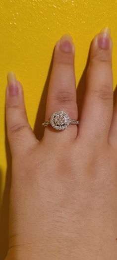 Adara 9ct White Gold 0.75ct Diamond Ring Set