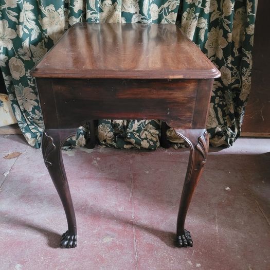 Antique irish georgian mahogany side table