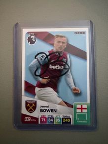 Jarrod Bowen West Ham signed card