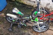 TRAX green racer for kids bike
