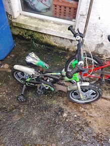 TRAX green racer for kids bike