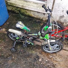 TRAX green racer for kids bike