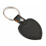 Personalised Heart Shape PU and Metal Keyring Image 3