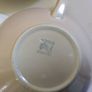 Set of Six Vintage MCM Poole Pottery Twintone Twin Handled Consomme Soup Bowls Plus Matching Underplates, All in Colourway C54, Sepia and Mushroom, Streamline Shape, Circa 1952 - 1970s Image 7