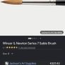430X Professional Painting Brushes made in England Winsor Newton sable brushes Oil Painting Watercolour Hog bris Image 2