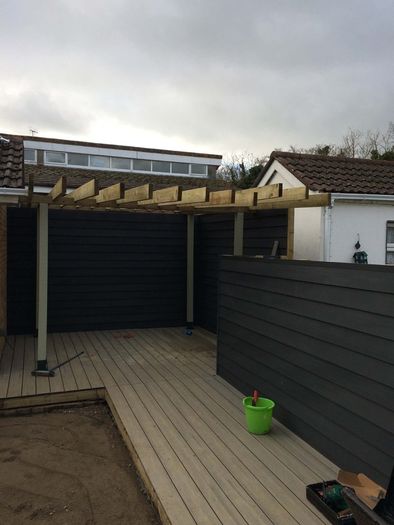 Composite decking, Garden / Yard upgrades
