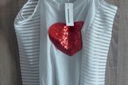 Cold shoulder top size fits s s-m