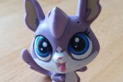 Littlest Pet Shop - Cute Purple Chinchilla - Bobble Head - See Pics