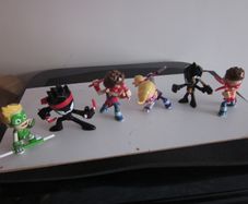Ninja Kidz TV  Mystery Figures X6