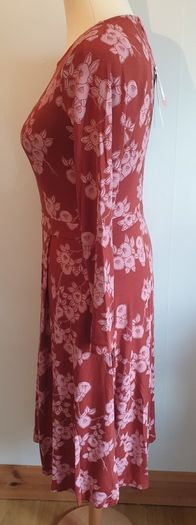 White Stuff Red Mlt Elaina Ecovero Dress UK12 New With Tags RRP 74.95 Floral