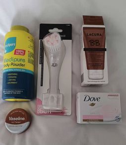 Make Up Bag with cosmetic items