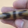 Vintage Himalayan Tibetan Zigzag Pattern Agate Bead Amulet Image 10