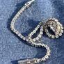 18k white gold  tennis bracelet Image 4