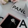 New genuine pandora  padlock love you charm and small key Image 2