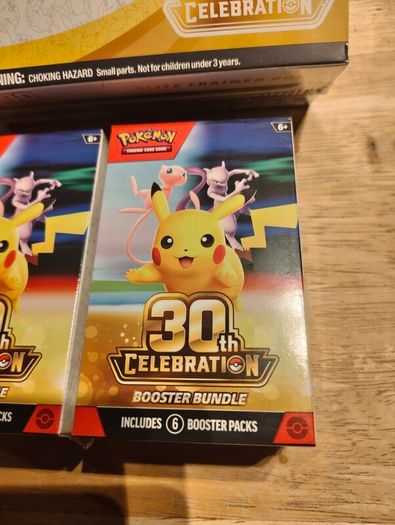 Pokemon Tcg 30th anniversary elite trainer box plus X2 booster bundles