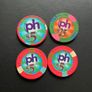 4x Authentic Las Vegas Casino Chips - Planet Hollywood - Inc Rare Stomp Out Loud 5 Image 2