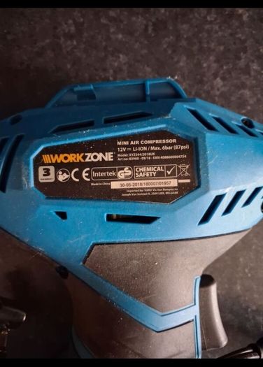 Workzone 12V Li-Ion Mini Air Compressor