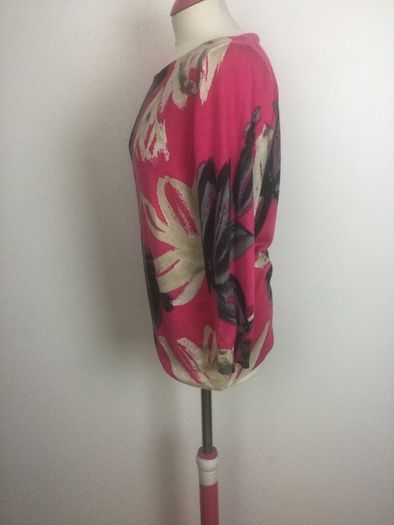Next pink floral lightweight jumper size 14 price includes postage