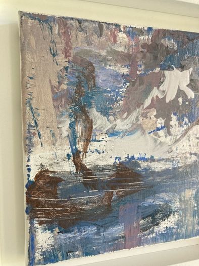 Original Abstract Painting  Glacier Trek Contemporary irish  Art