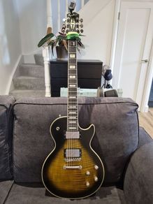 Epiphone Les Paul Prophecy, Olive Tiger Aged Gloss