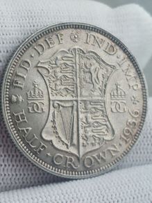 1936 silver halfcrown