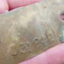 Vintage Brass Plaque Alliance and Dublin Consumers 7cm x 4cm Image 4