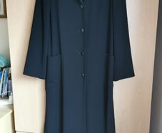 NEW - Max Mara 100% Wool Black Long Coat UK 12