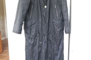 Carla Degen Black Long Coat 14 UK (It46
