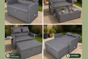 Sicily Garden Recliner Set - 1 Set  4 Ways