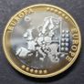 IRELAND 2006 EIRE .999 Silver Europa Gold Gilded Coin Image 2