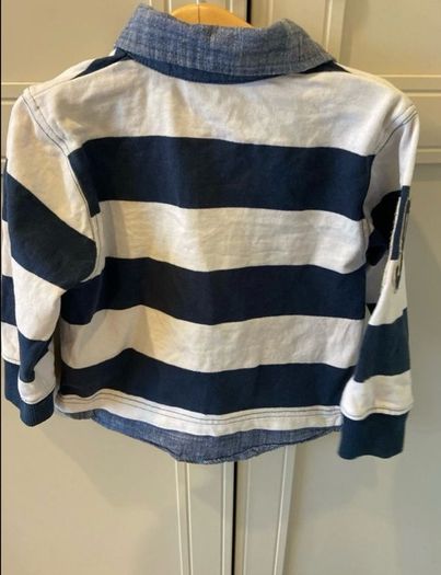 Next long sleeve rugby style top 12- 18
