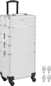 Professional Makeup Trolley Case with Lock & Wheels