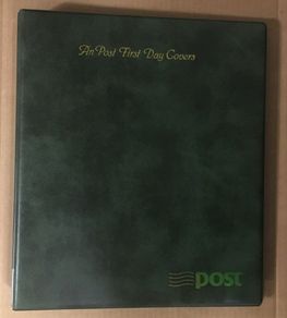 An Post Green (green newer version) First Day Cover A4 Size Album with 15 pages