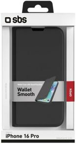 SBS Wallet book Smooth Case For iPhone 16 Pro Flip Cover