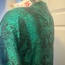 BNWT Primark Green Animal Print Wrap Midi Dress, Size UK14 EU42 Free post Image 5