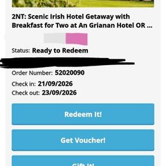 Hotel Donegal 2 Night B&B 2-23 September