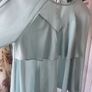 blouse mint green size 10 long sleeve frilled blouse Image 4