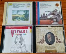 CD's set 4 CD - Vivaldi's Greatest Hits / The Best Of Tchaikovsky / Tchaikovsky - Lorin Maazel, The Cleveland Orchestra / Franz Liszt,  VG condition.