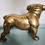Large brass bulldog Image 3