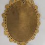 Antique Ornate Metal Mirror Image 3