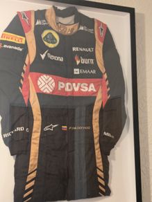 Pastor Maldonado Framed F1 Race Suit