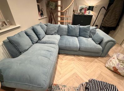 Beautiful Blue Sofa