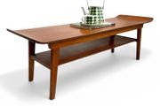 midcentury teak coffee table vintage