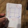 4 Cube Storage Bookcase with Wheels Image 10