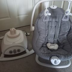 Joie Emeri 2-in-1 Baby Swing and Rocker Fern