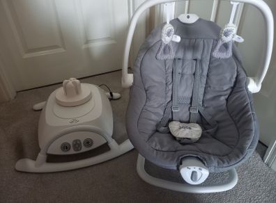 Joie Emeri 2-in-1 Baby Swing and Rocker Fern